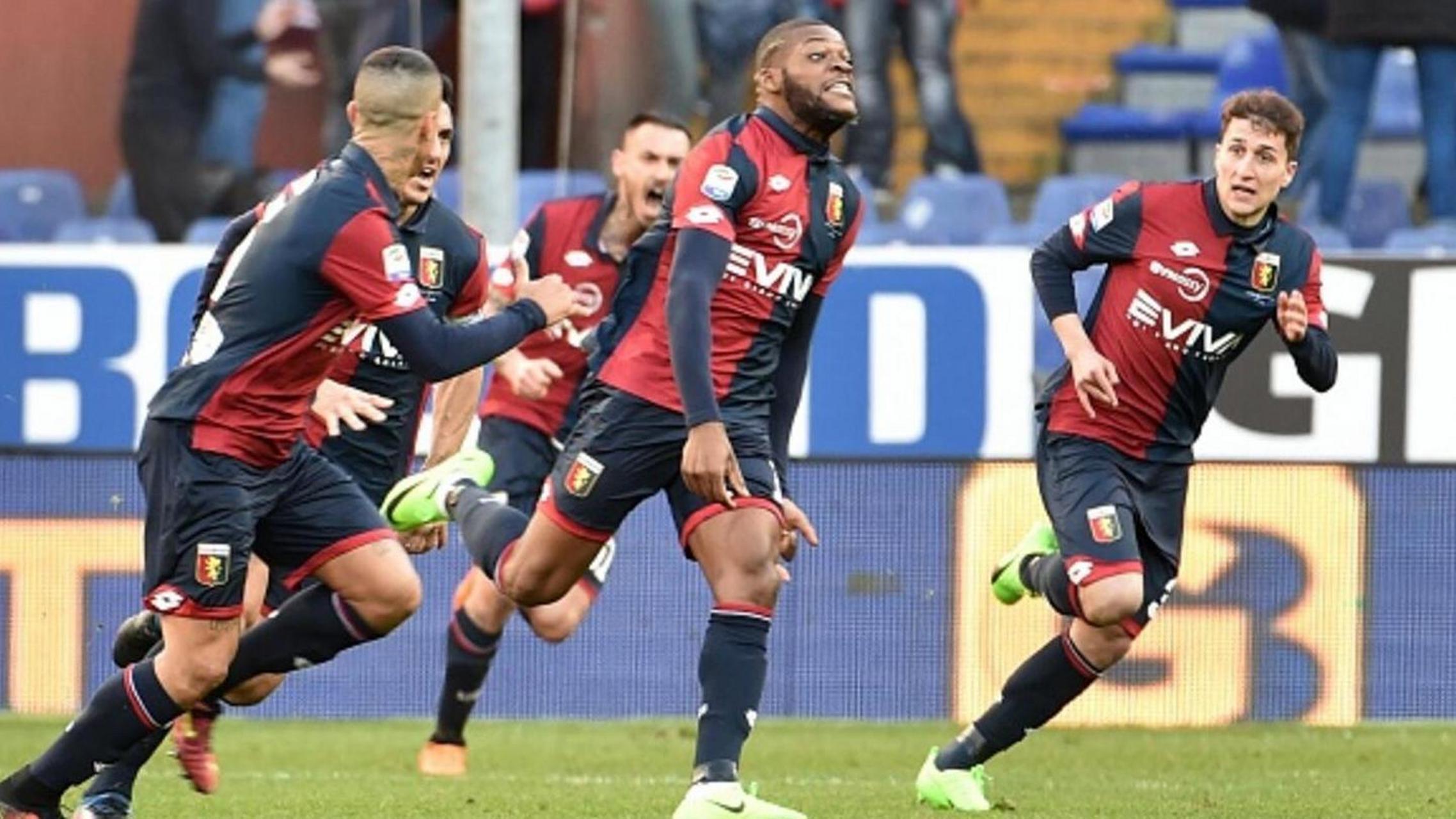 包含热那亚连续三轮不胜，降至积分榜倒数第二的词条