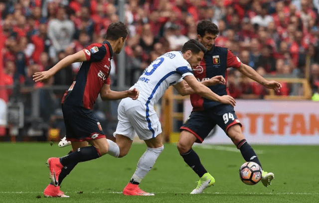 包含热那亚连续三轮不胜，降至积分榜倒数第二的词条