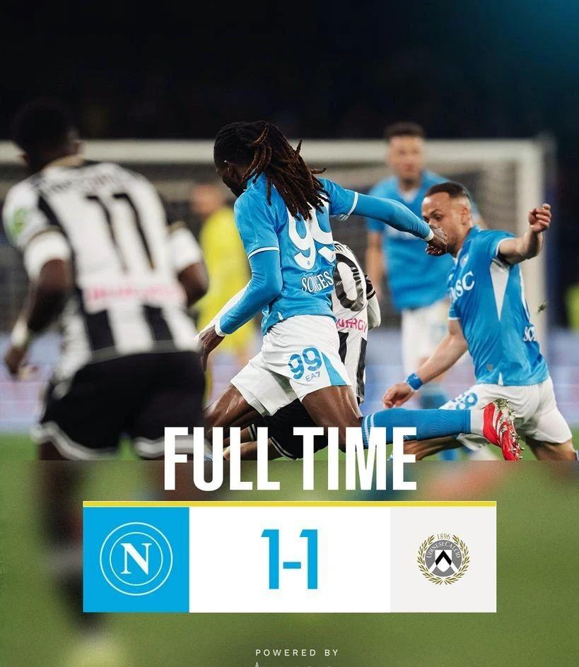 欧国联比赛：尤文图斯负那不勒斯错失联赛冠军