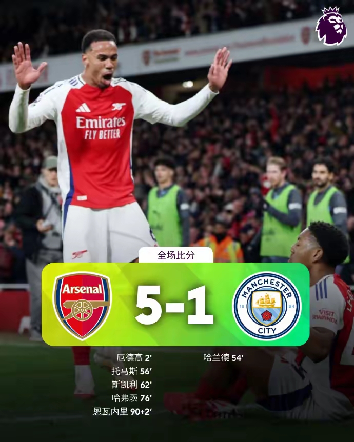 阿森纳主场大胜对手，全队合力拿下三分