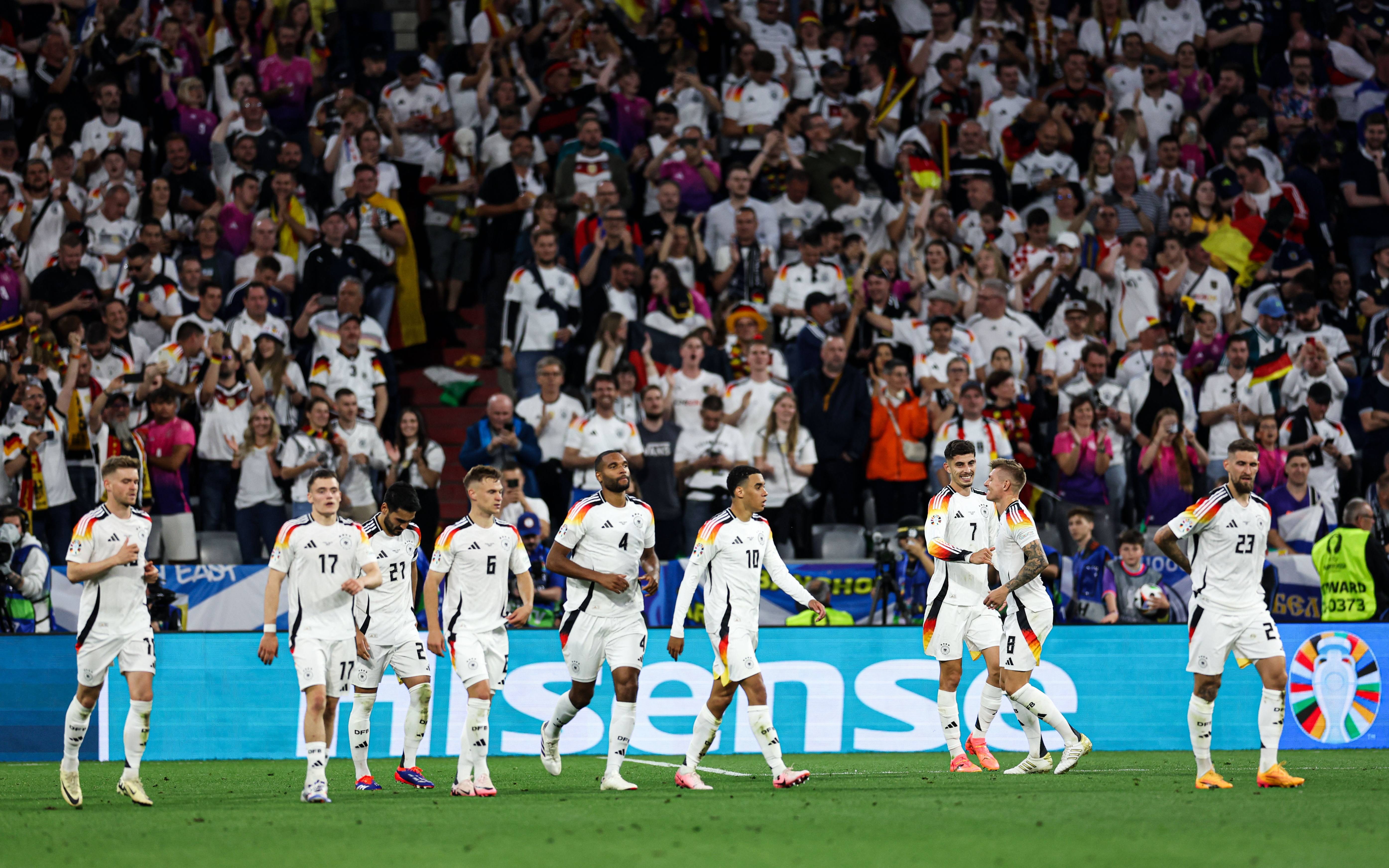 德国队力克瑞士，将晋级欧洲杯半决赛