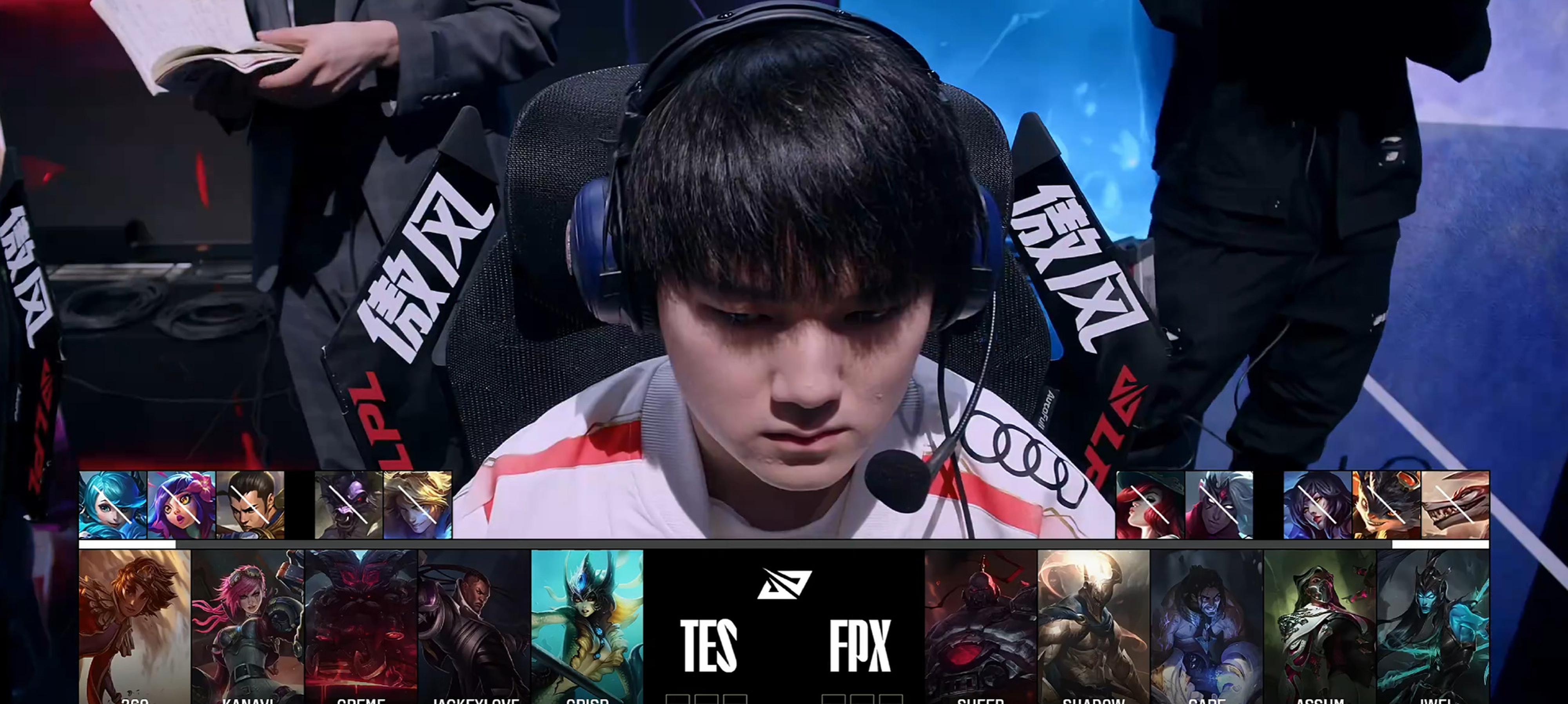 TES绝杀NS，Peanut成为全场焦点四强赛3:1（巴黎）