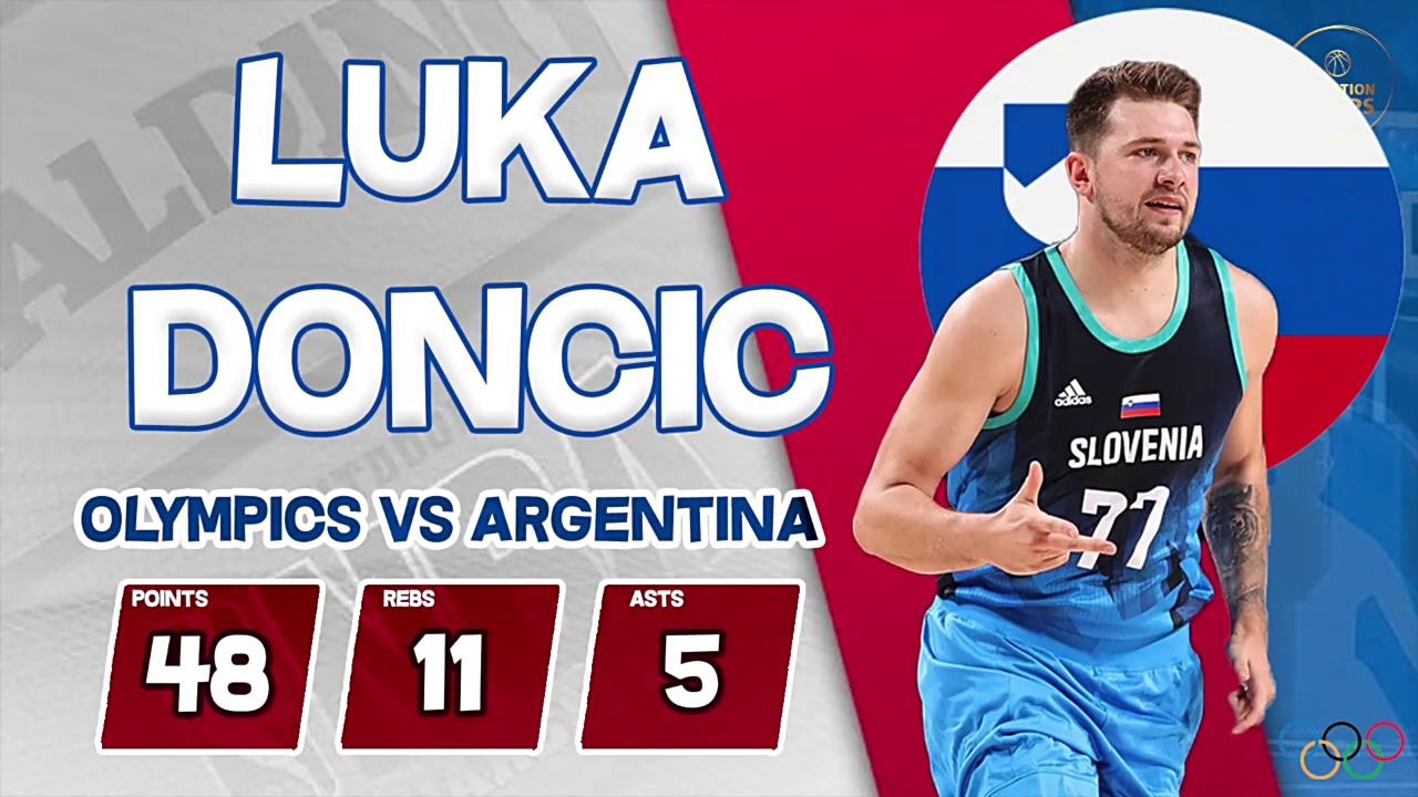 包含南韩男篮碾压阿根廷男篮，东契奇爆发神勇的词条